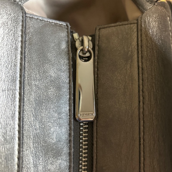 Coach Taylor Print Carryall Satchel Handbag - Picture 9 of 10